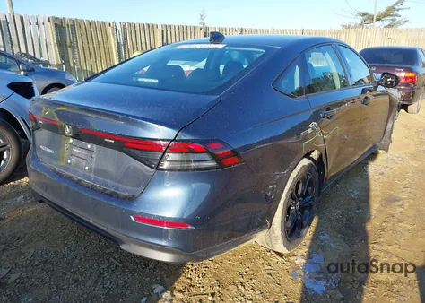 2025 Honda Accord Se из США, поврежденный, VIN 1HGCY1F48SA052660